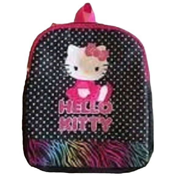 Backpack Hello Kitty Dome Mini Pre School Toddler Sparkle Bag Airport 10 x 8 x 4 - Picture 1 of 3